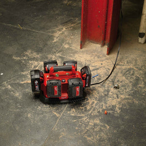 Milwaukee M1418C6 240V Multibay Charger with 6 x M18B5 5.0Ah Batteries Kit - MonkeyTools