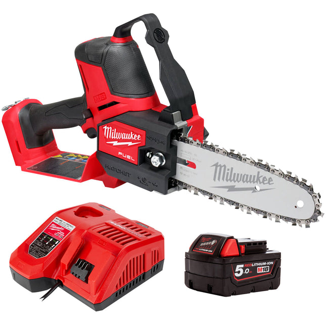 Milwaukee M18 FHS20-0 18V Fuel Brushless Pruning Saw with 1 x 5.0Ah Battery & Charger - MonkeyTools