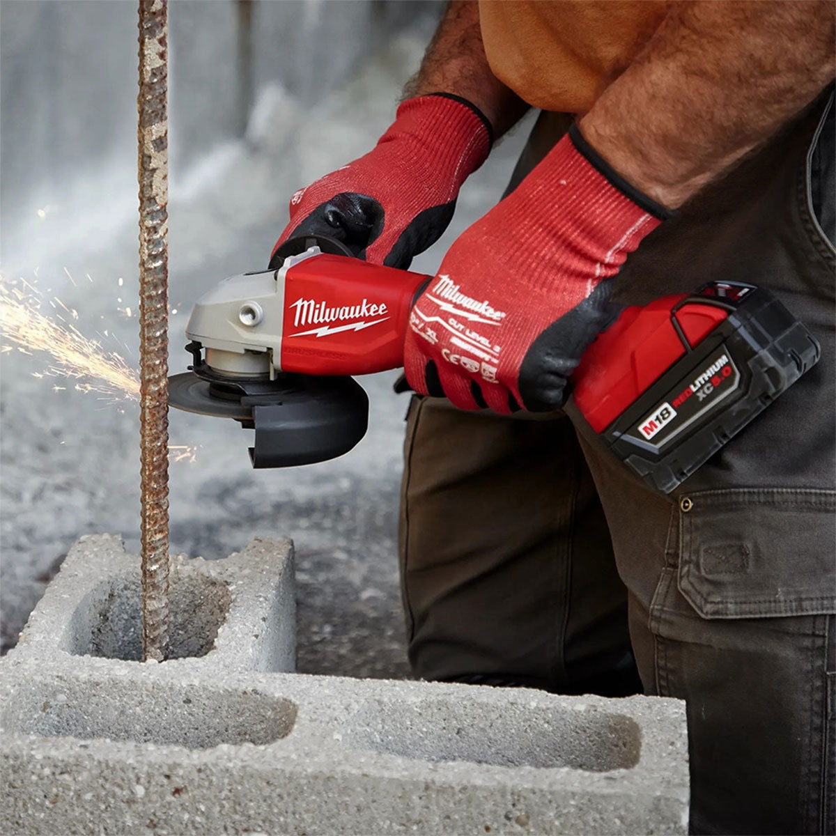 Milwaukee M18BLSAG115XPD-0 18V 115mm Brushless Angle Grinder With Paddle Switch 4933492647 - MonkeyTools