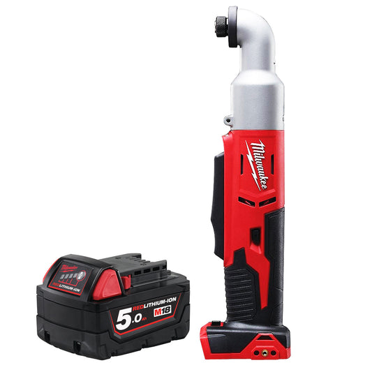Milwaukee M18BRAID-0 18V 1/4” Hex Right Angle Impact Driver with 1 x 5.0Ah Battery - MonkeyTools