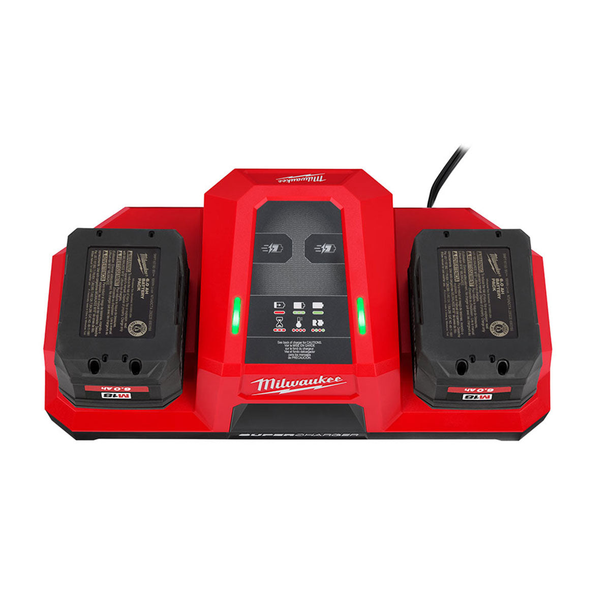 Milwaukee M18FB6 18V 6.0Ah FORGE RedLithium-Ion Battery with Dual Bay Super Charger - MonkeyTools