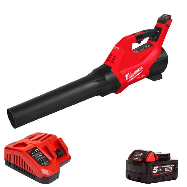 Milwaukee M18FBLG3-0 18V Fuel Brushless Blower with 1 x 5.0Ah Battery & Charger - MonkeyTools