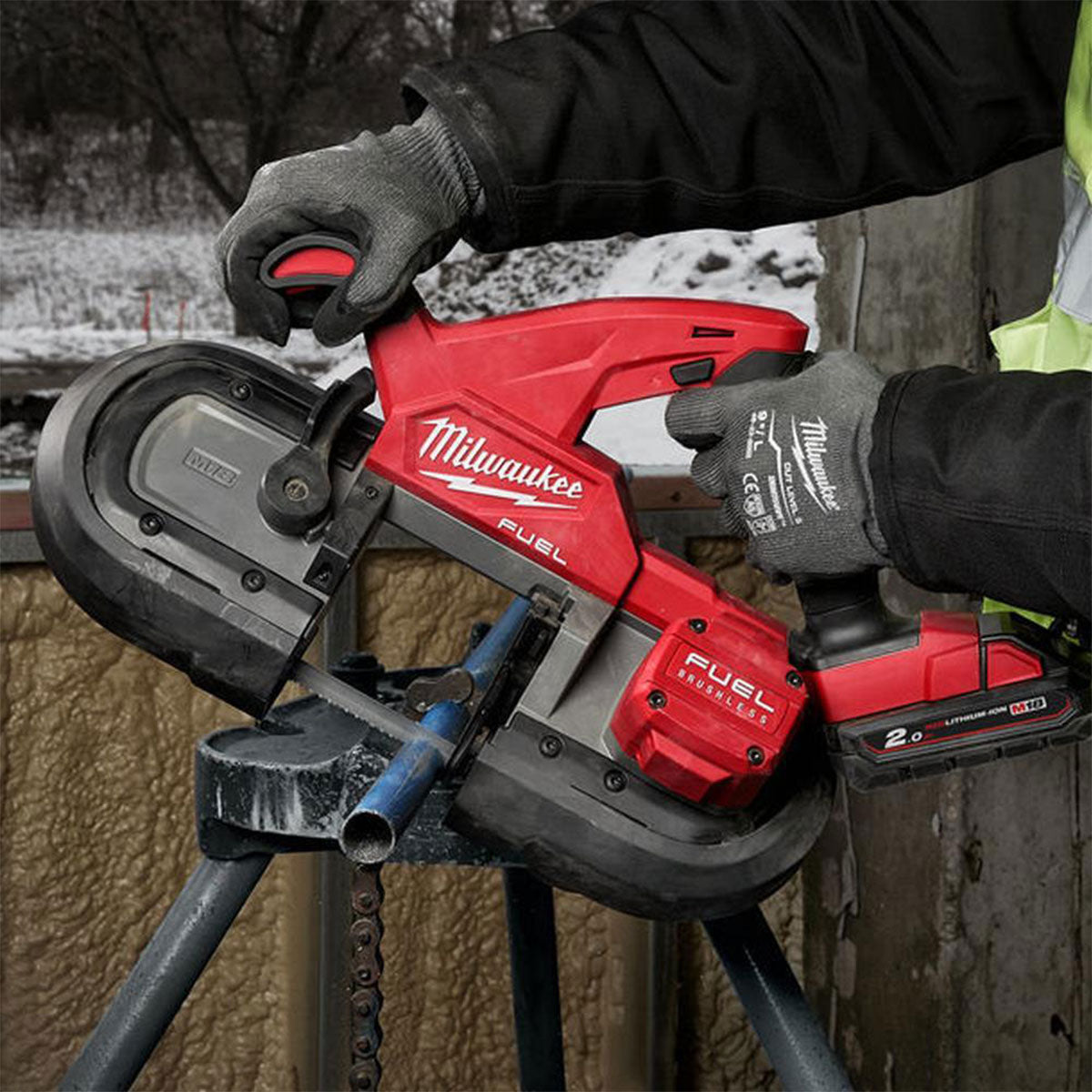 Milwaukee M18FBS85-0C 18V FUEL Brushless 85mm Compact Bandsaw Body Only with Case 4933471496 - MonkeyTools