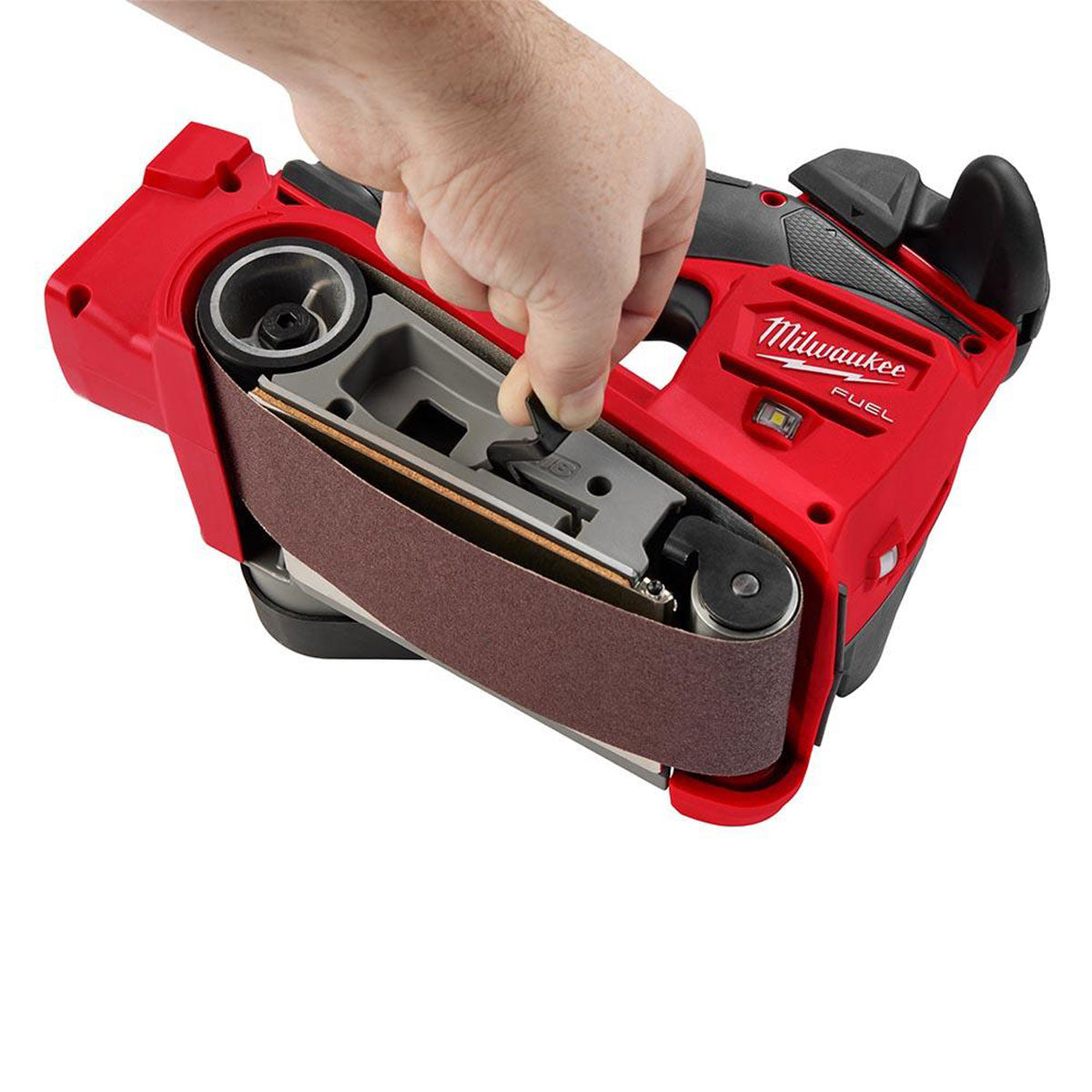 Milwaukee M18FBTS75-0 18V Fuel Brushless 75mm Belt Sander with 1 x 5.0Ah Battery & Charger - MonkeyTools