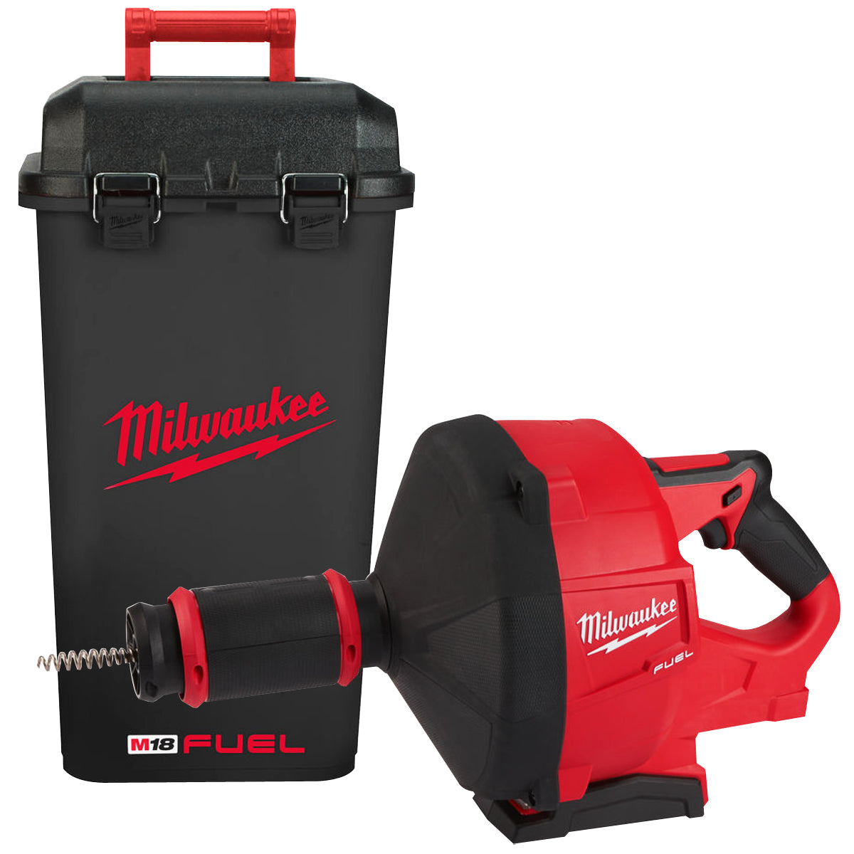 Milwaukee M18FDCPF10-0C 18V Fuel Brushless 10mm Drain Cleaner with 1 x 2.0Ah Battery & Charger - MonkeyTools