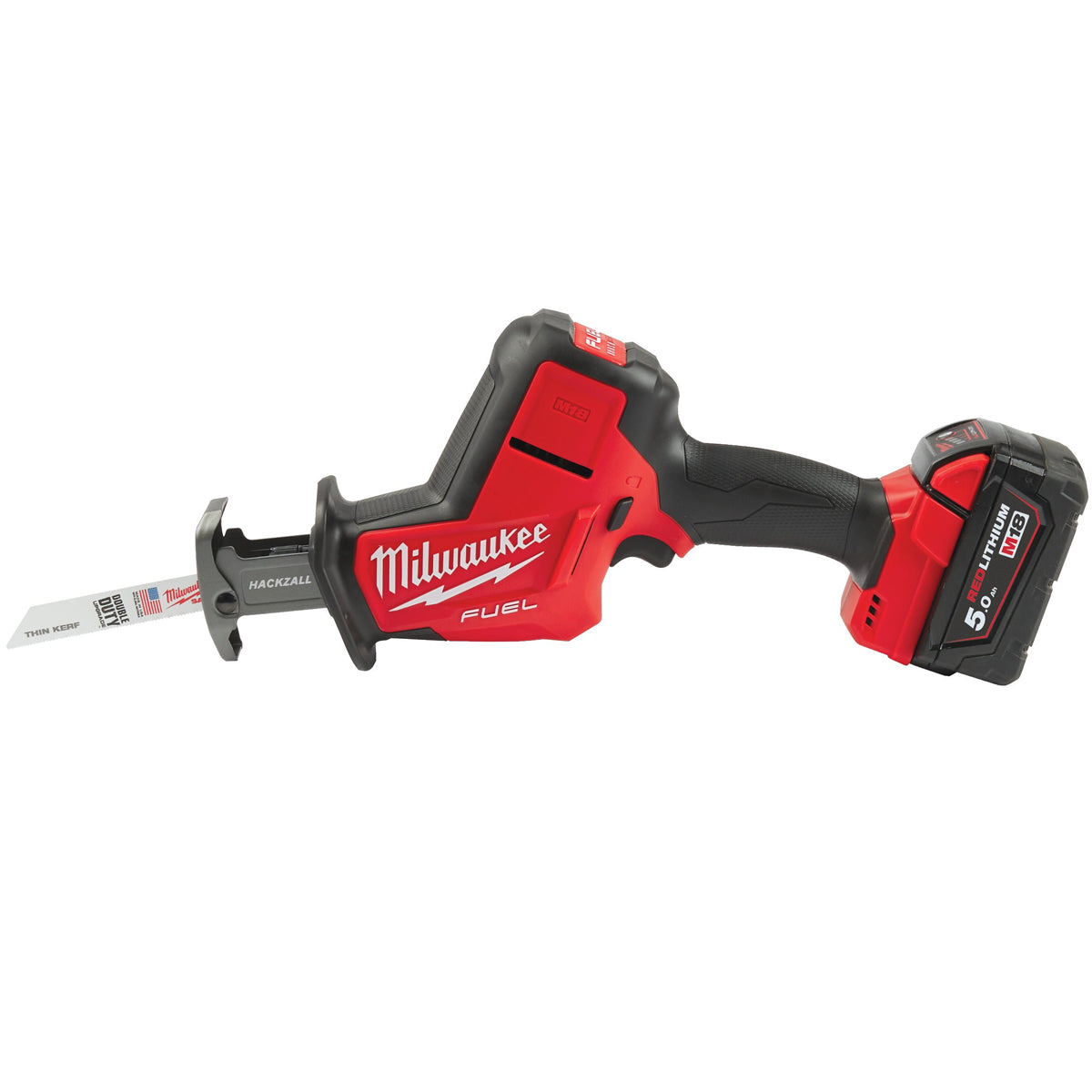 Milwaukee M18FHZ-0 18V Fuel Brushless Hackzall Reciprocating Saw with 1 x 5.0Ah Battery - MonkeyTools