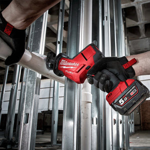 Milwaukee M18FHZ-0 18V Fuel Brushless Hackzall Reciprocating Saw with 1 x 5.0Ah Battery - MonkeyTools