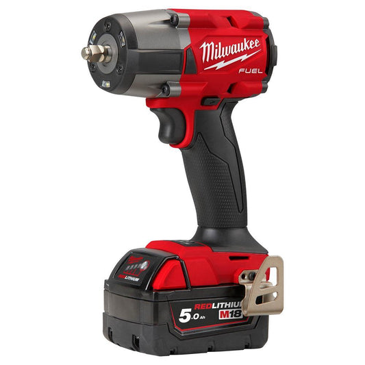 Milwaukee M18FMTIW2F38-502X 18V Fuel Brushless 3/8" Impact Wrench with 2 x 5.0Ah Batteries Charger & Case 4933479405 - MonkeyTools