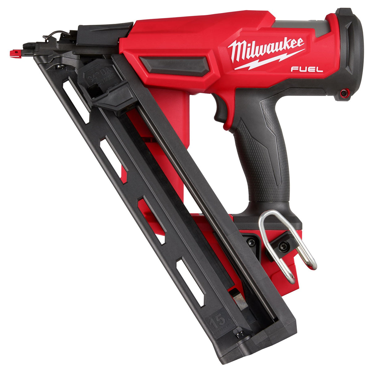 Milwaukee M18FN15GA-0 18V Brushless Angled Finish Nailer 15Ga with 1 x 5.0Ah Battery - MonkeyTools