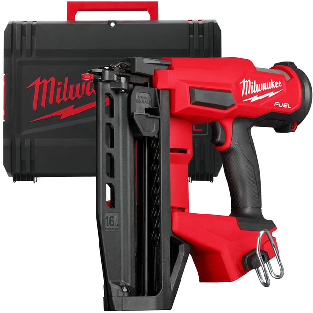 Milwaukee M18FN16GS-0X 18V Fuel Brushless 16G Straight Finish Nailer with Case 4933493353 - MonkeyTools