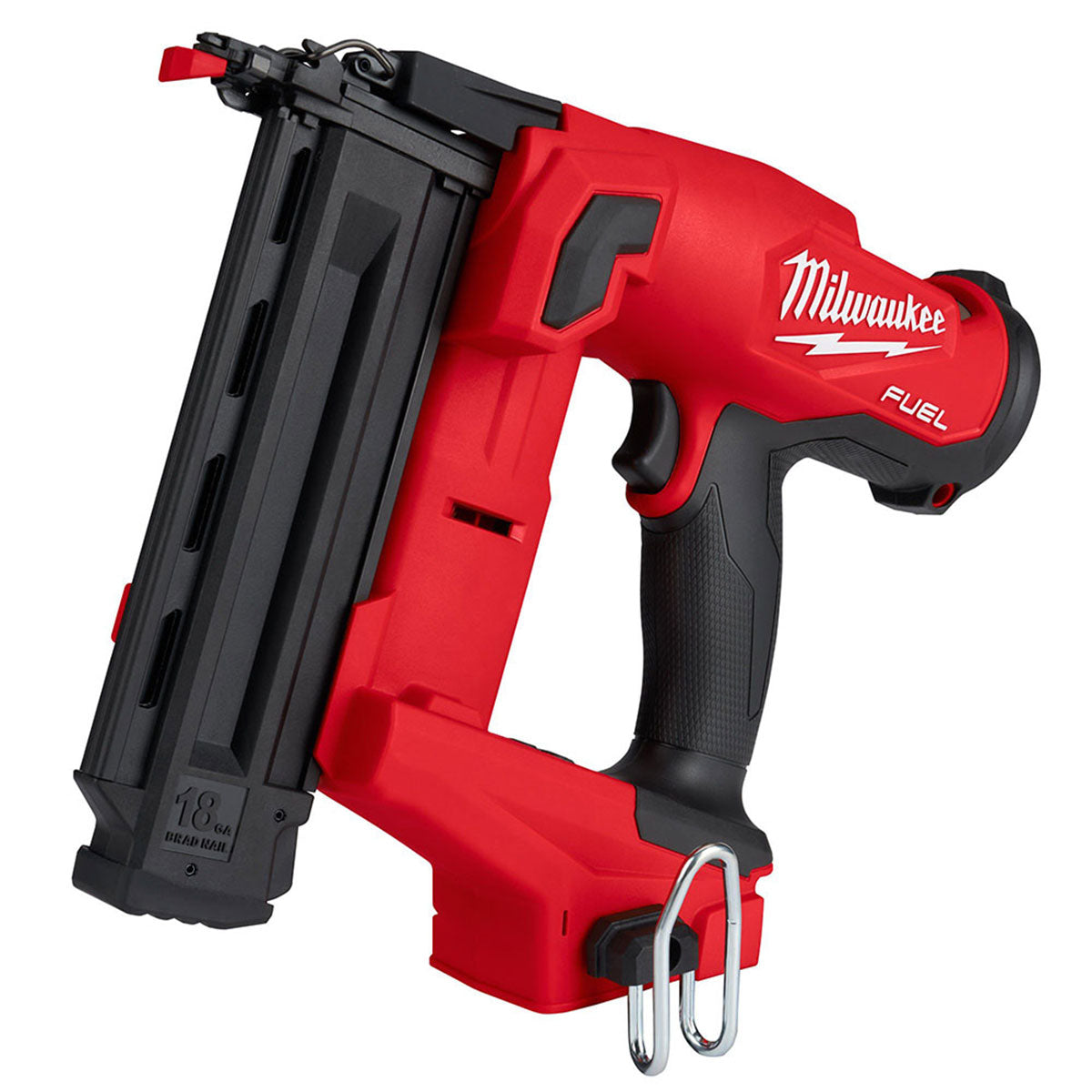 Milwaukee M18FN18GS-202X 18V FUEL Brushless Straight Finish Nailer 18G with 2 x 2.0Ah Battery, Charger & Case 4933471408 - MonkeyTools