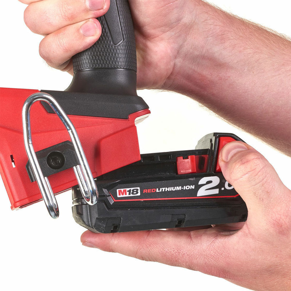 Milwaukee M18FN18GS-202X 18V FUEL Brushless Straight Finish Nailer 18G with 2 x 2.0Ah Battery, Charger & Case 4933471408 - MonkeyTools