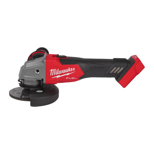 Milwaukee M18FSAG115X-0 18V 115mm Fuel Brushless Angle Grinder with Quick Locking Flange Nut - MonkeyTools
