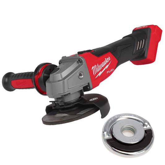 Milwaukee M18FSAG115X-0 18V 115mm Fuel Brushless Angle Grinder with Quick Locking Flange Nut - MonkeyTools