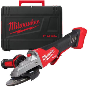 Milwaukee M18FSAGF125XPDB-0X 18V Fuel Brushless 125mm Angle Grinder with 1 x 5.0Ah Battery Charger & Case - MonkeyTools