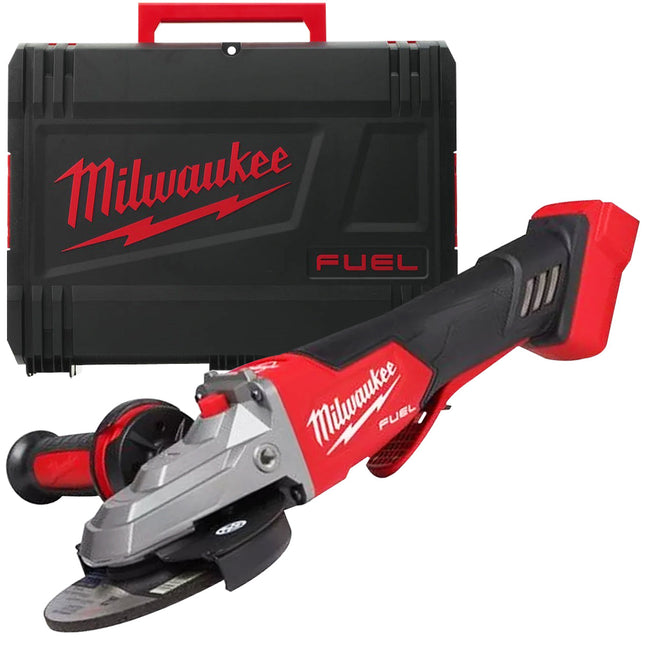 Milwaukee M18FSAGF125XPDB-0X 18V FUEL Brushless 125mm Flathead Angle Grinder with Case 4933478439 - MonkeyTools