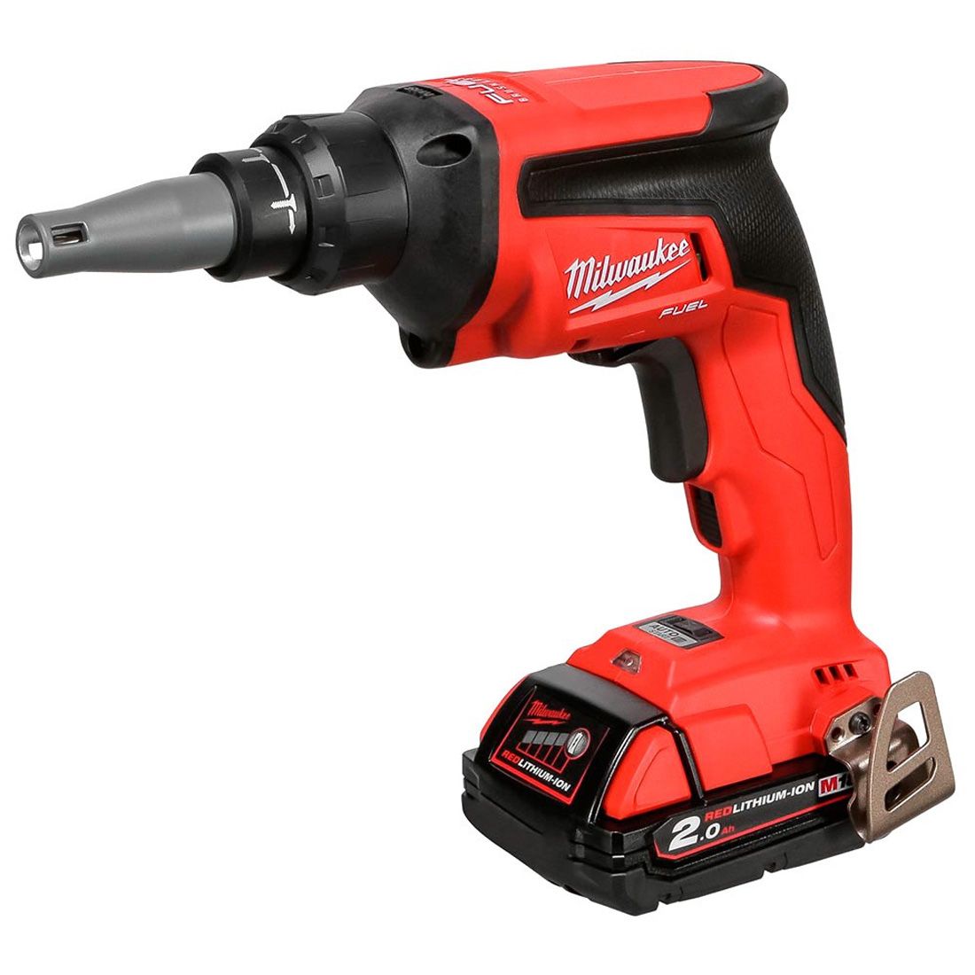Milwaukee M18FSGC-202X 18V Fuel Brushless Screw Gun with 2 x 2.0Ah Battery Charger & Case - MonkeyTools