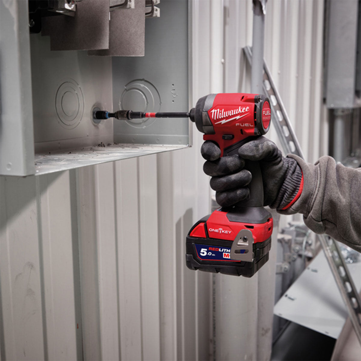Milwaukee M18ONEID3-0 18V Fuel One-Key Brushless Impact Driver with 1 x 5.0Ah Battery & Charger - MonkeyTools
