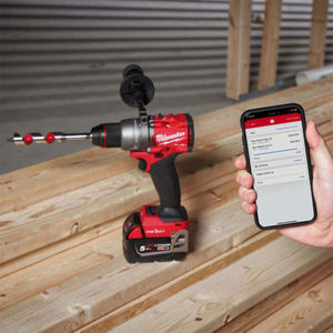 Milwaukee M18ONEPD3-0X 18V FUEL ONE-KEY Brushless Combi Drill with 1 x 5.5Ah Battery Charger & Case - MonkeyTools