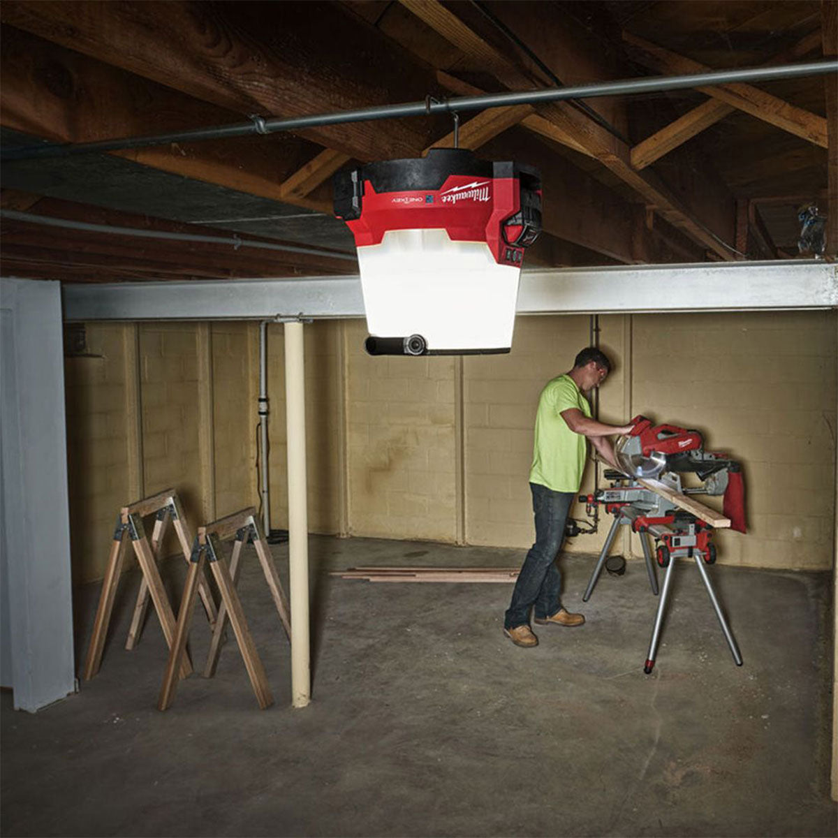 Milwaukee M18ONESLSP-0 One Key LED Compact Site Light 110V Body Only 4933459156 - MonkeyTools