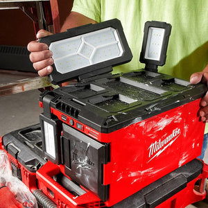 Milwaukee M18POALC-0 18V Packout Area Light & Charger with 1 x 5.0Ah Battery - MonkeyTools