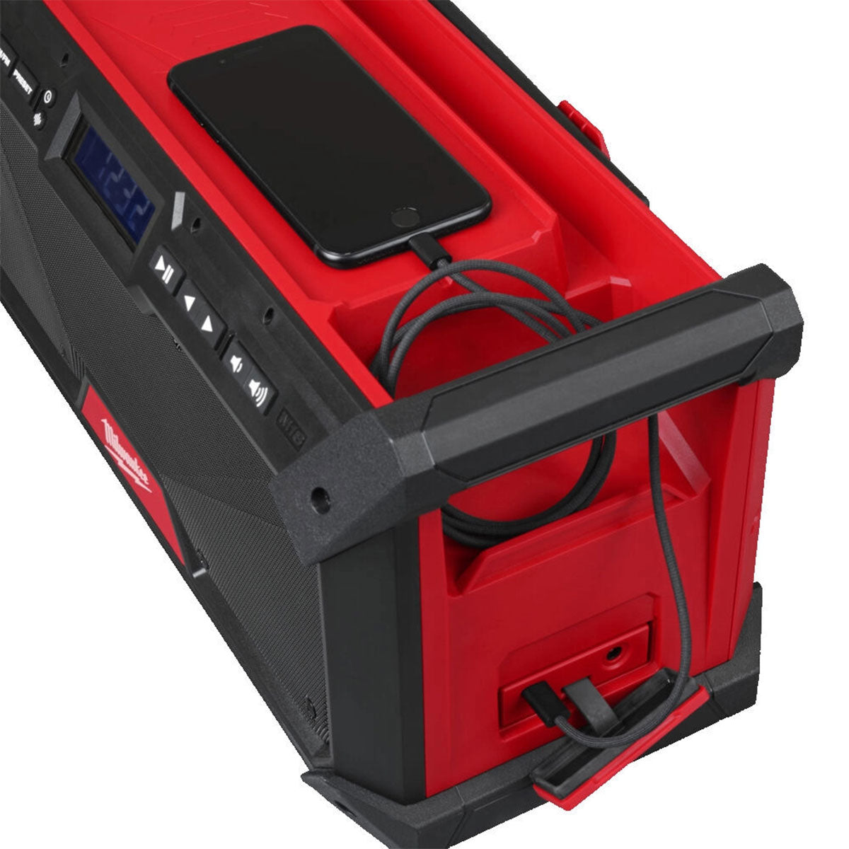 Milwaukee M18RADDAB+G2-0 18V Jobsite Radio DAB+ with 1 x 5.0Ah Battery & Charger - MonkeyTools