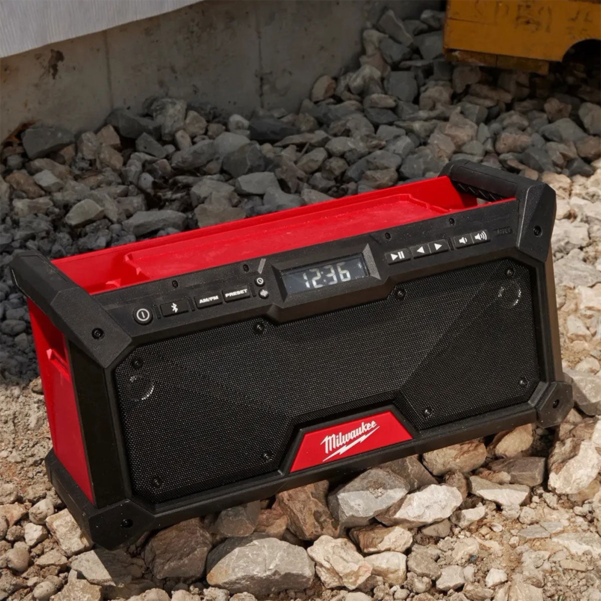 Milwaukee M18RADDAB+G2-0 18V Jobsite Radio DAB+ with 1 x 5.0Ah Battery & Charger - MonkeyTools