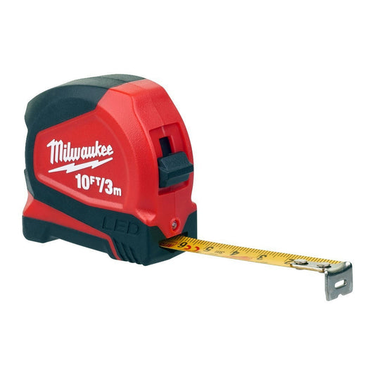 Milwaukee Magnetic LED Tape Measure 3m/10ft 48226602 - MonkeyTools
