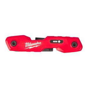 Milwaukee Metric Folding Hex Key Set 8 Piece 4932480978 - MonkeyTools