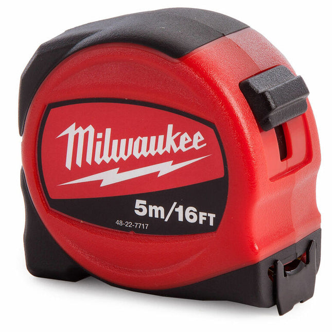 Milwaukee S5-16/25 5m/16ft Compact Tape Measure 48227717 - MonkeyTools