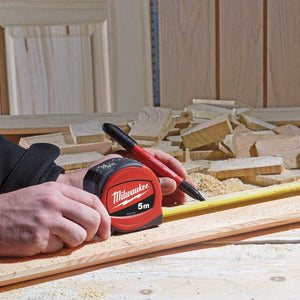 Milwaukee S5/25 5m Compact Tape Measure 48227706 - MonkeyTools