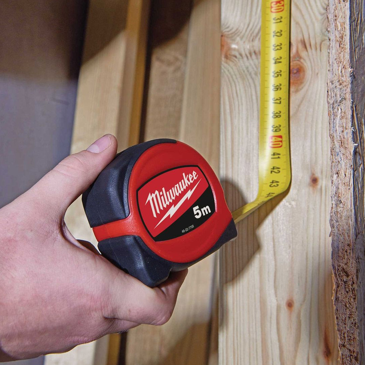 Milwaukee S5/25 5m Compact Tape Measure 48227706 - MonkeyTools
