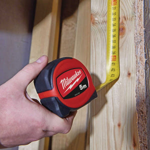 Milwaukee S5/25 5m Compact Tape Measure 48227706 - MonkeyTools