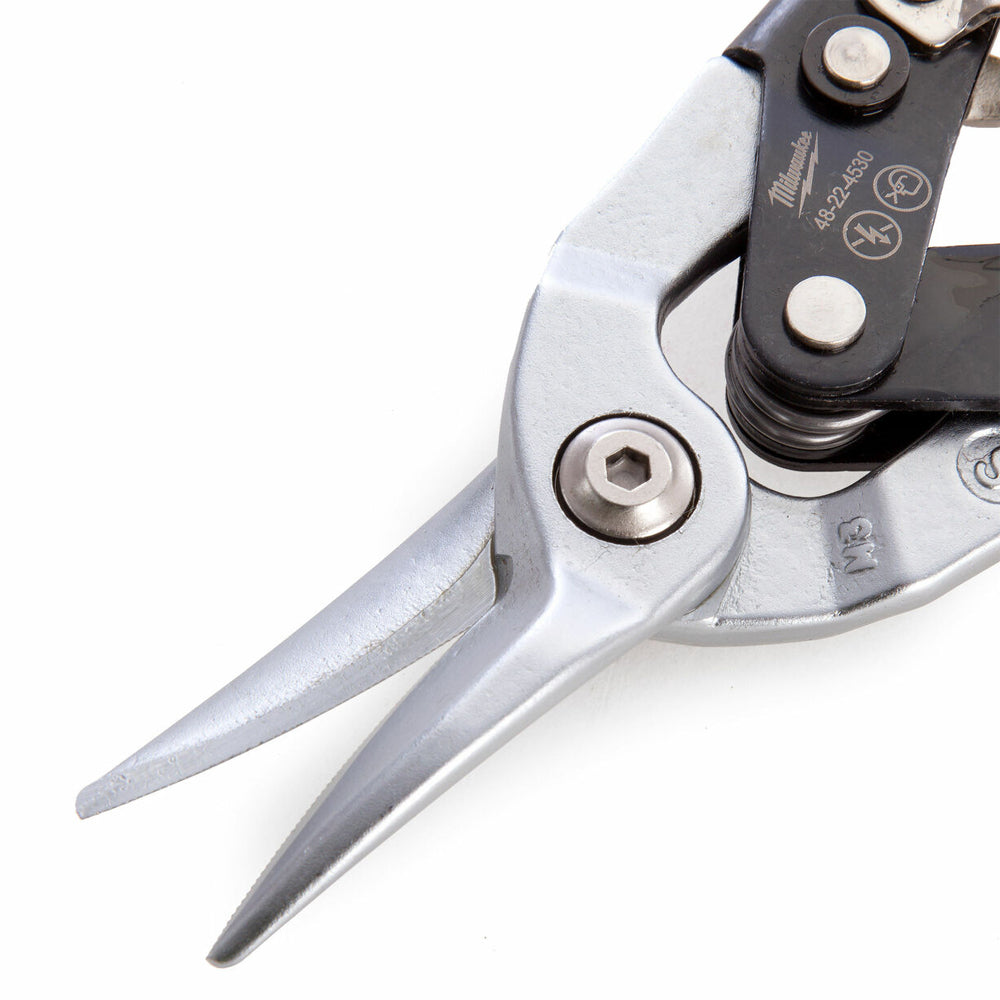 Milwaukee Straight Cut Aviation Snips 48224530 - MonkeyTools