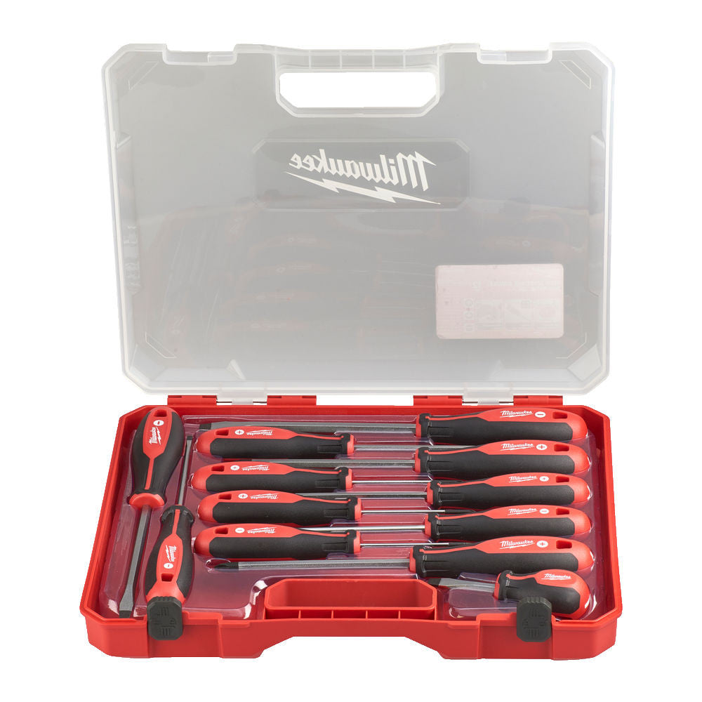 Milwaukee Tri-Lobe Screwdriver 12 Piece Set SL/PZ/PH 4932472003 - MonkeyTools