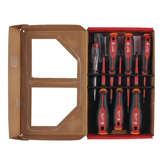 Milwaukee Tri-Lobe VDE Screwdriver PZ Set 7 Piece 4932478738 - MonkeyTools