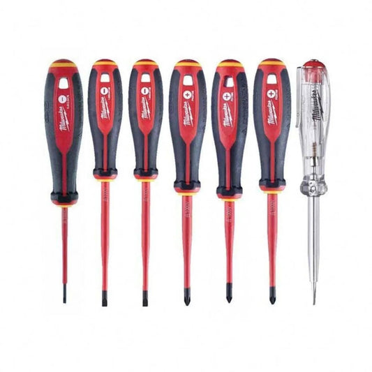 Milwaukee Tri-Lobe VDE Screwdriver PZ Set 7 Piece 4932478738 - MonkeyTools