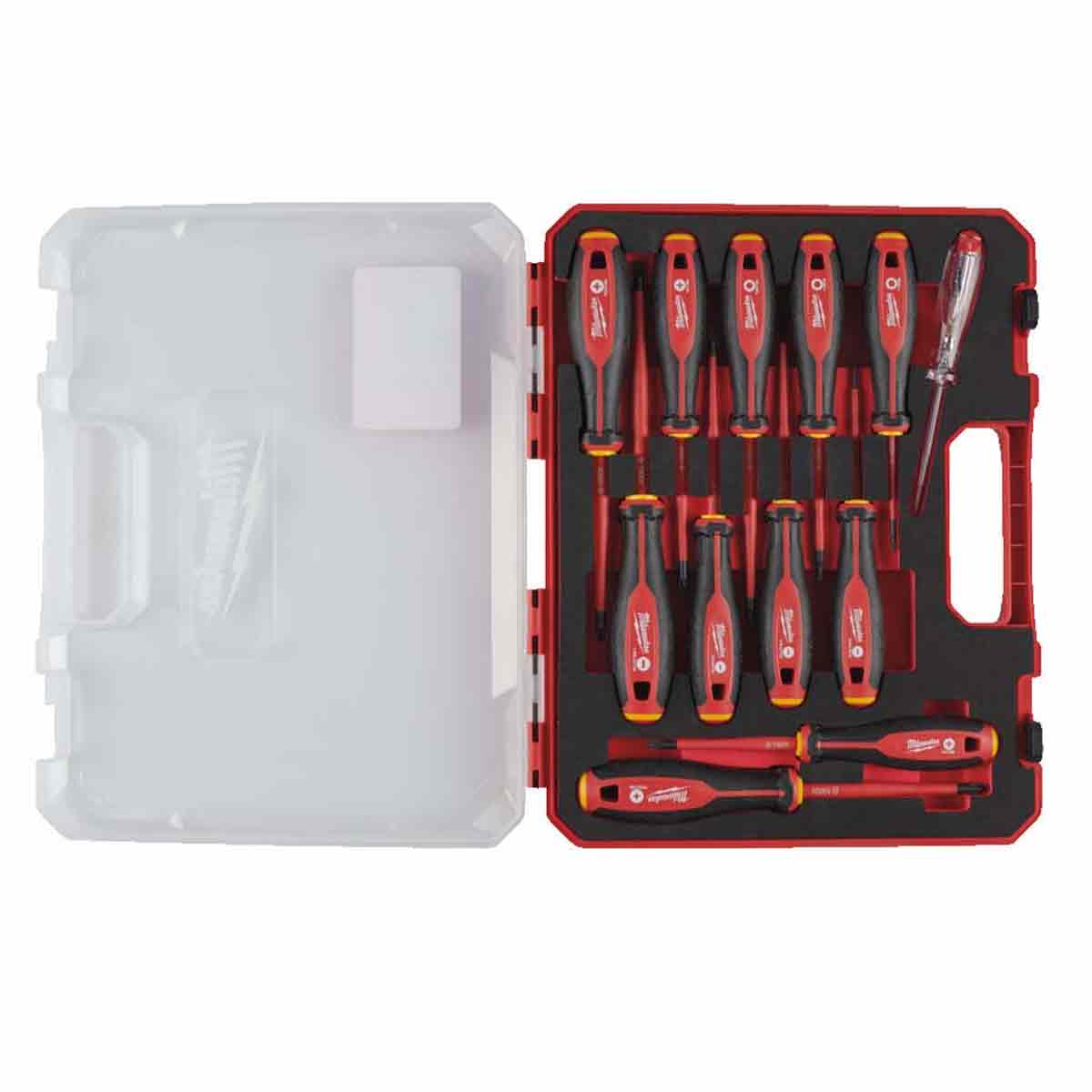 Milwaukee VDE Screwdriver 12 Piece Set 4932479095 - MonkeyTools