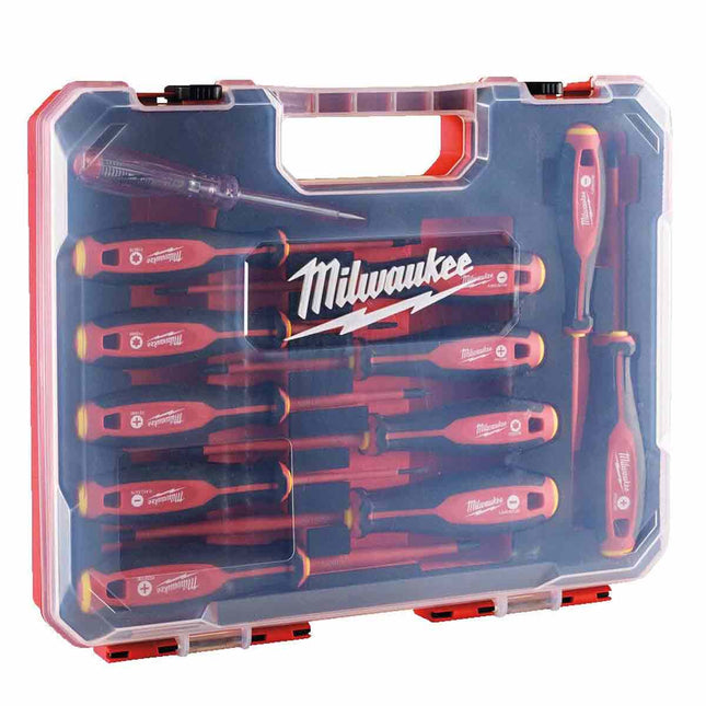Milwaukee VDE Screwdriver 12 Piece Set 4932479095 - MonkeyTools