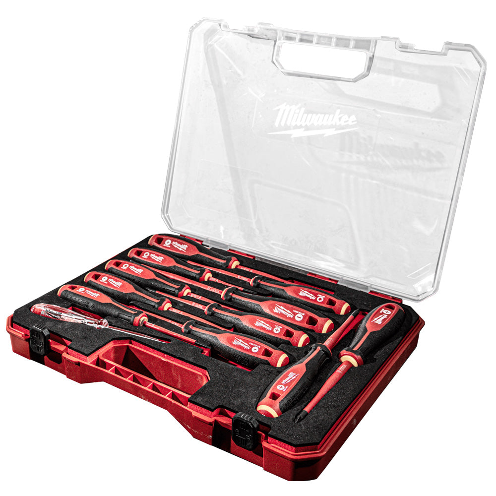 Milwaukee VDE Screwdriver 12 Piece Set 4932479095 - MonkeyTools