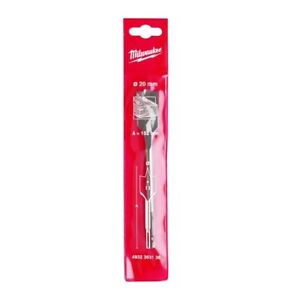 Genuine Milwaukee 4932363138 20mm x 160mm 3 Flat Shank Multi Material Drill Bit - MonkeyTools