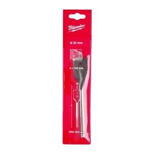 Genuine Milwaukee 4932363141 25mm x 160mm 3 Flat Shank Multi Material Drill Bit - MonkeyTools