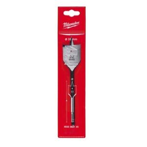 Genuine Milwaukee 4932363145 32mm x 160mm 3 Flat Shank Multi Material Drill Bit - MonkeyTools