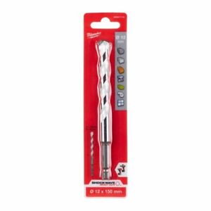 Genuine Milwaukee 4932471110 12mm x 150mm 3 Flat Shank Multi Material Drill Bit - MonkeyTools