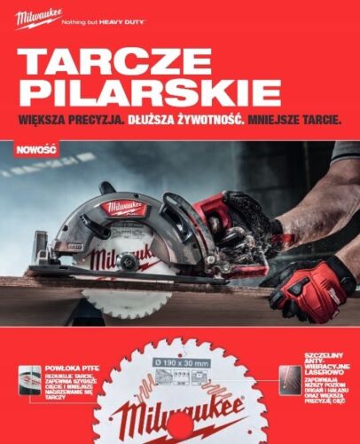 Genuine Milwaukee 4932471307 Wood Cutting Circular Saw Blades 235mm x 30mm 48T - MonkeyTools