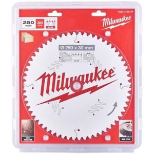 Genuine Milwaukee 4932472016 Wood Cutting Circular Saw Blades 250mm x 30mm 60T - MonkeyTools