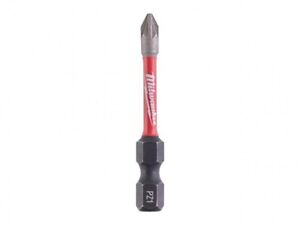 Genuine Milwaukee 4932472049 PZ2 50mm Shockwave Wear Guard Tip Screwdriver Bit - MonkeyTools