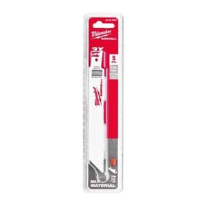 Genuine Milwaukee Sawzall  Recip Blades - 5pk 150mm  10/14 TPI 48 00 5292 - MonkeyTools