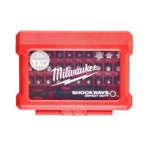 MILWAUKEE 1/4" SHOCKWAVE IMPACT DUTY TORX BIT SET X32 PCS 4932471586 - MonkeyTools