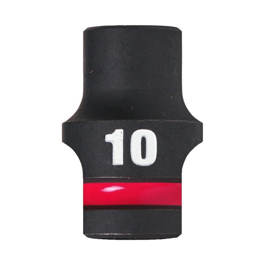 Milwaukee 10mm Shockwave Impact Duty 1/2" Drive Impact Socket 17.5mm Diameter 4932480304 - MonkeyTools